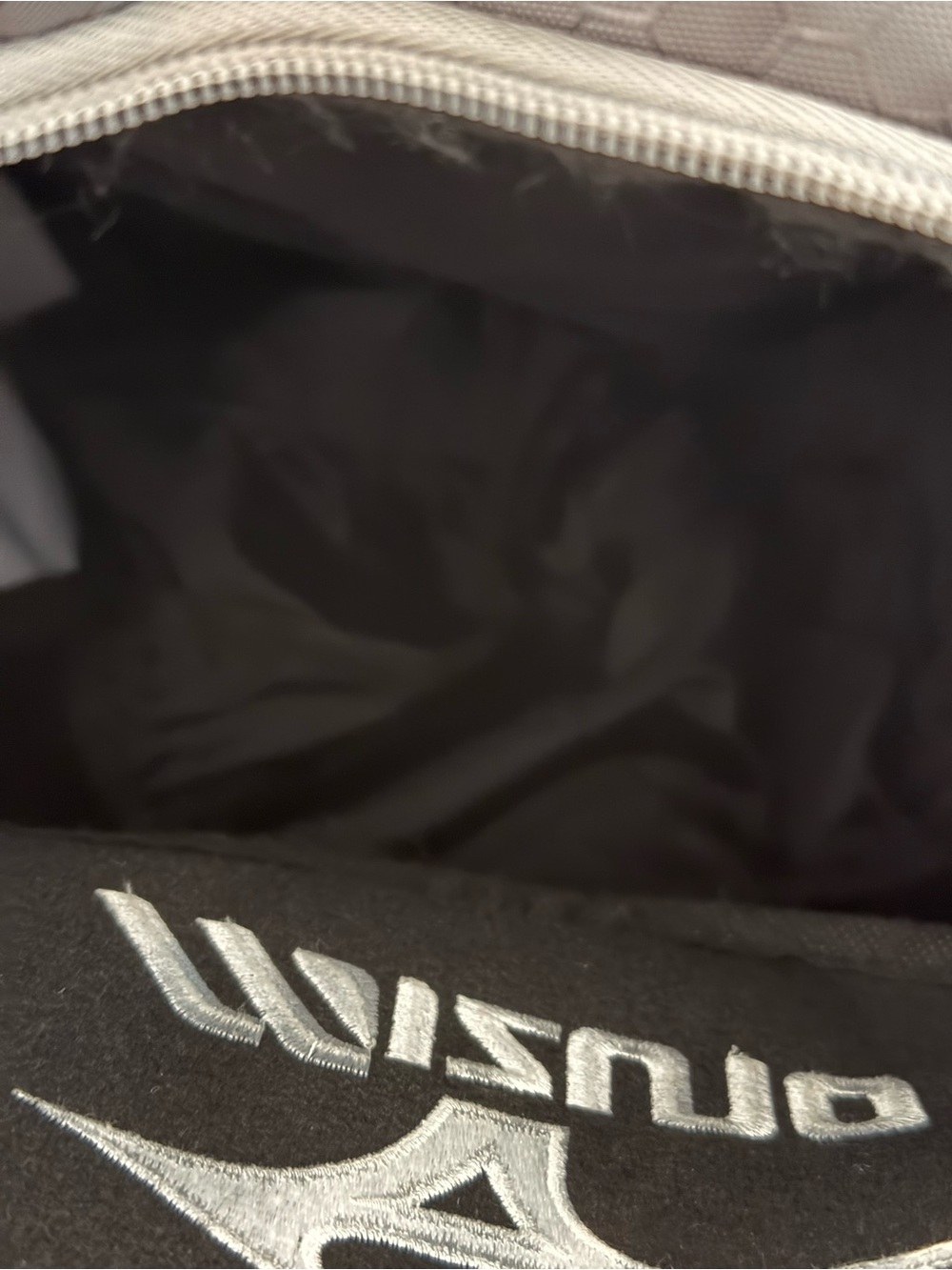 Mizuno MVP Elite Baseball Softball Backpack Bat Pack Black Gray Equipment Bag - Picture 8 of 10